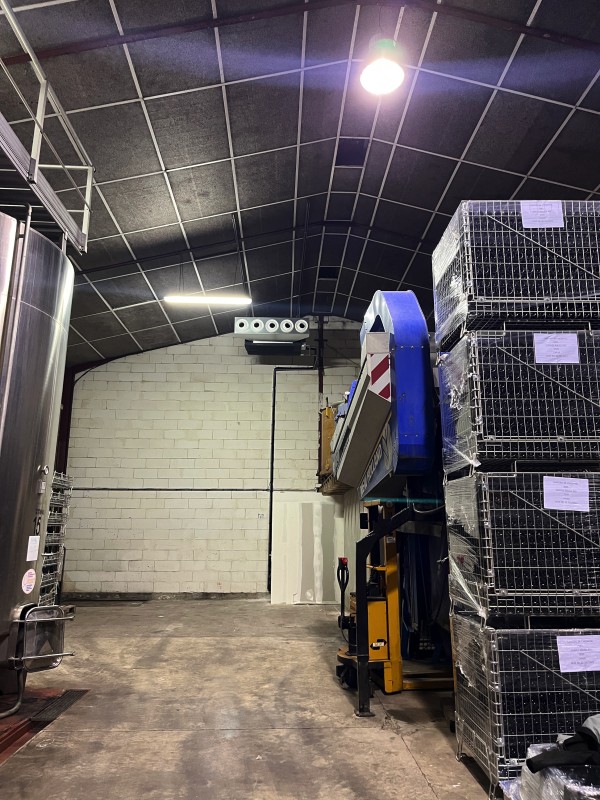 Gainable haute pression de marque Midea au chai de l'hospital à Portets