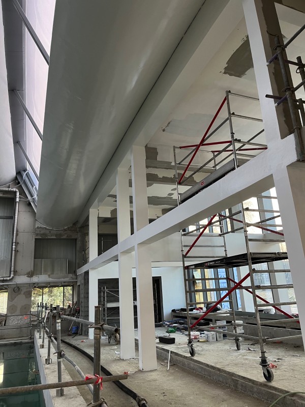 Rénovation énergétique du chauffage avec installation de climatisation au stade nautique de Talence